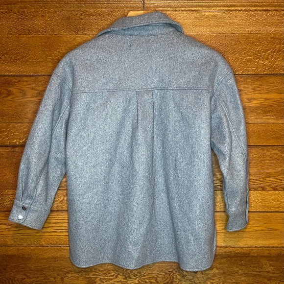 Zara Buttoned Up Soft Overshirt - Picture 5 of 6